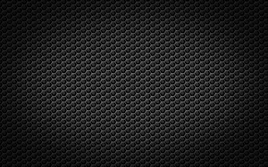 Plain Black Desktop With Hexagon Patterns Wallpaper