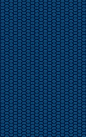 Plain Blue Honeycomb Design Wallpaper