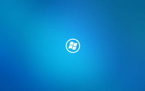 Plain Blue Windows Logo Wallpaper
