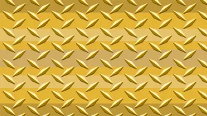 Plain Gold Steel Plate Wallpaper