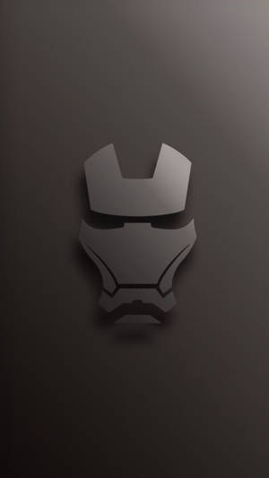 Plain Gray Iron Man Android Wallpaper