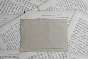 Plain Grey Ripped Pages Wallpaper