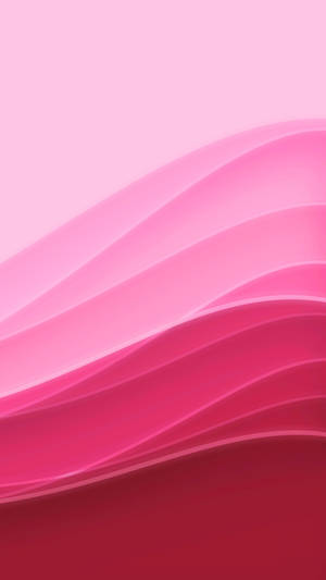 Plain Pink Gradient Waves Iphone Wallpaper