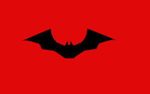 Plain Red Batman Logo For Phone Wallpaper