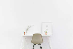 Plain White Aesthetic Home Corner Wallpaper