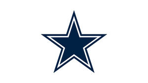 Plain White Backdrop Dallas Cowboys Logo Wallpaper