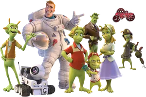 Planet 51 Cartoon Poster Wallpaper