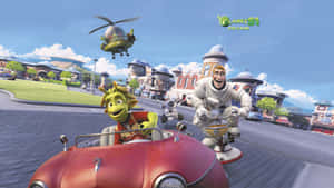 Planet 51 Street Racing Wallpaper