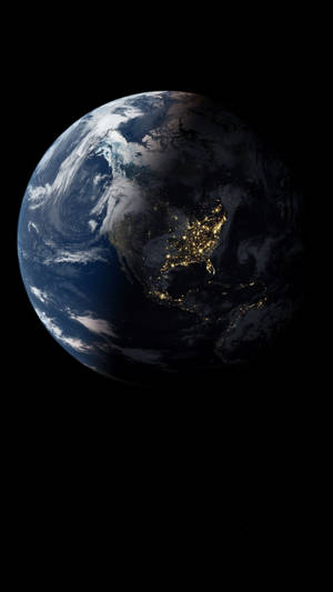 Planet Earth And Lights Live Wallpaper