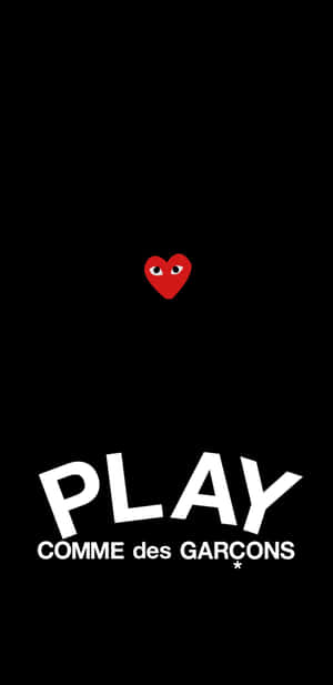 Play Comme Des Garçons Tiny Red Heart Wallpaper