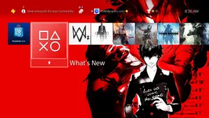 Play Station Persona Joker Wallpaper