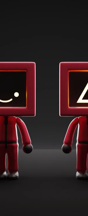 Play The Exciting Squid Game On Your Iphone! Wallpaper