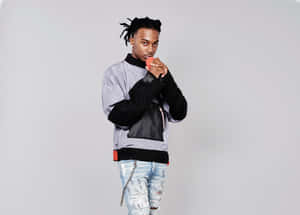 Playboi Carti Hd Gray Wallpaper