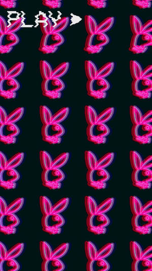 Playboy Aesthetic Pink Logo Wallpaper