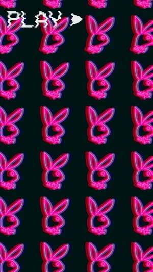 Playboy Aesthetic Pink Logo Wallpaper