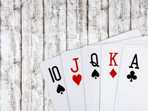 Playing Cards Royal Flush Wallpaper