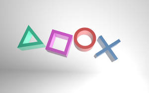 Playstation 3d Action Buttons Wallpaper