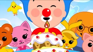 Plim Plim With A Birthday Cake Wallpaper