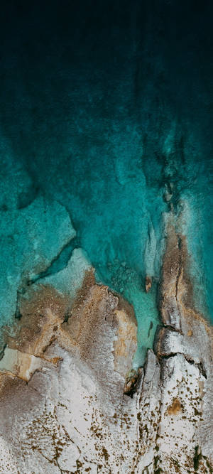 Poco X2 Aerial View Of The Ocean Wallpaper