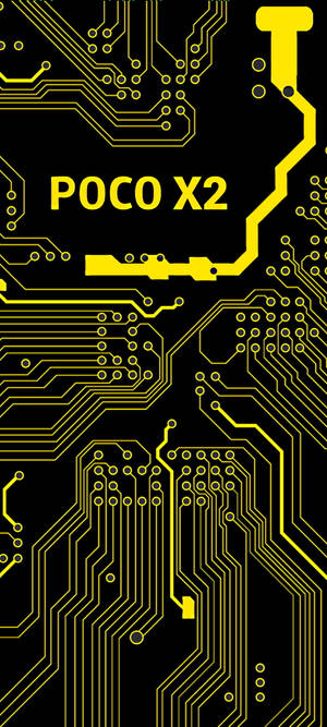 Poco X2 Smartphone With Controller Pattern Wallpaper
