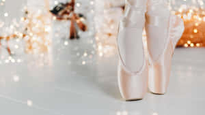 Pointe Shoes Lights Wallpaper
