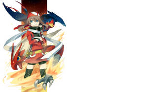 Pokemon Blaziken Swellow And May Wallpaper