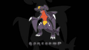 Pokémon Garchomp In Black Wallpaper
