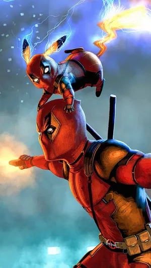 Pokémon Hd Pika And Deadpool Wallpaper