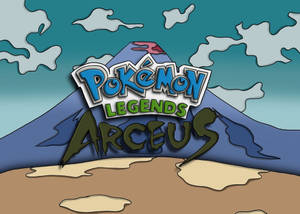 Pokemon Legends Arceus Mountain Illustration Wallpaper