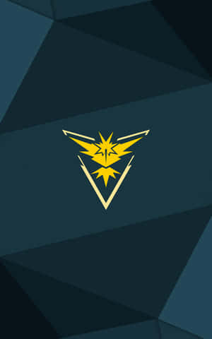 Pokemon Logo On A Dark Background Wallpaper