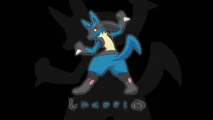 Pokemon Lucario Dark Aesthetic Wallpaper