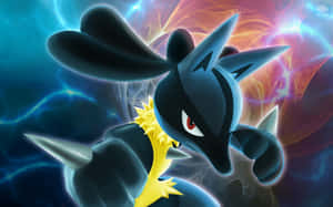 Pokemon Lucario Punches Wallpaper