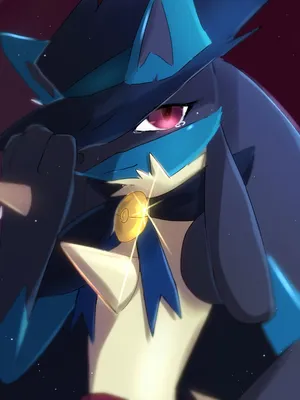 Pokemon Lucario With Gold Poke Ball Wallpaper