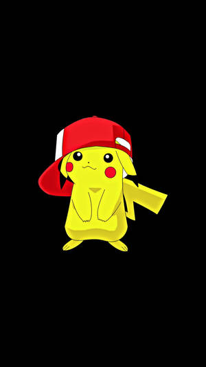 Pokemon Phone Pikachu Hat Wallpaper