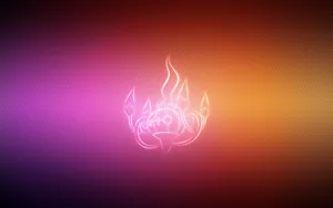 Pokemon Pink And Orange Chandelure Wallpaper