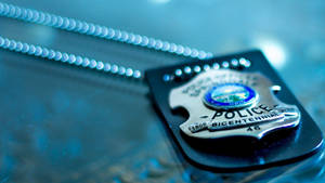 Police Badge Close-up Wallpaper