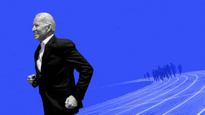 Politician Joe Biden Running Wallpaper
