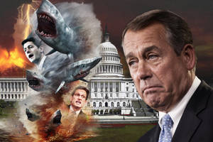Politics White House Sharknado Wallpaper