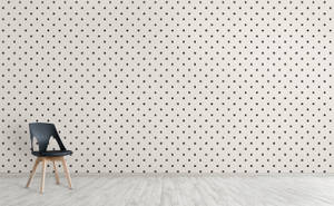 Polka Dot Wall Design Wallpaper