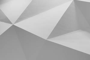 Polygon Gray White Pattern Wallpaper