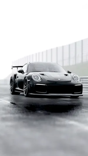Porsche Iphone Wallpaper: Sleek Speed At Your Fingertips Wallpaper