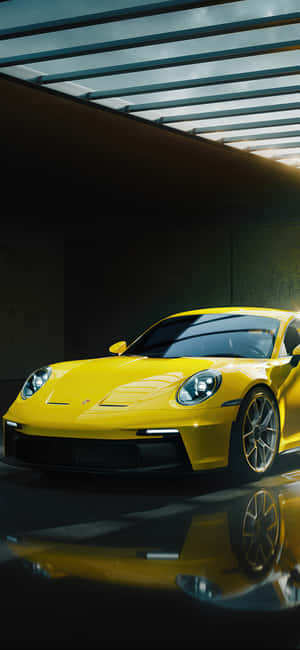 Porsche Sports Car With Sleek Design Wallpaper
