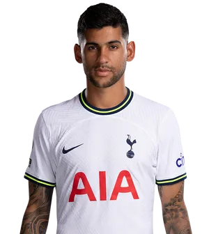 Portrait Of Cristian Romero Wallpaper