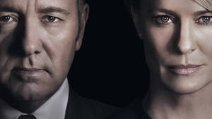 Portrait Of Underwood Couple Of House Of Cards Wallpaper