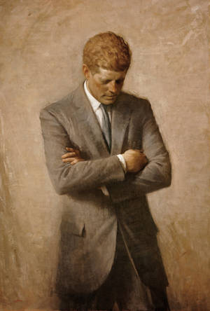 Portrait Painting John F. Kennedy Wallpaper