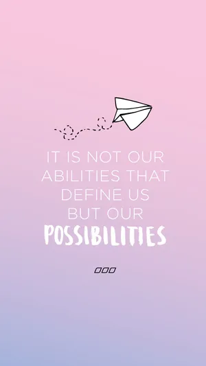 Possibilities Motivational Iphone Wallpaper