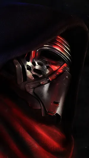 Postcard-perfect View Of Kylo Ren's Star Fighter Wallpaper