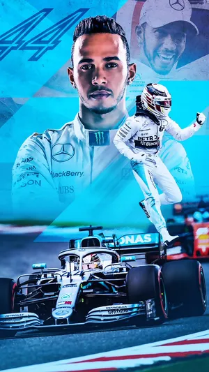 Poster Of Lewis Hamilton F1 Wallpaper