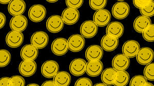 Poster Of Yellow Happy Smile Face Wallpaper