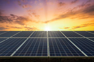 Power Generation By Nv Energy & Solar Energy Wallpaper